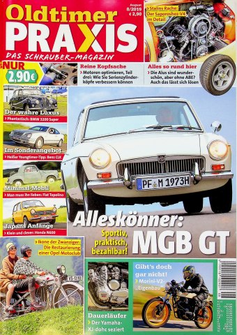 Deckblatt Oldtimer Praxis (08/2019)